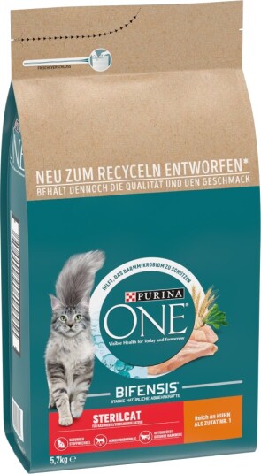 Purina One Tørrfôr Sterilcat Kylling 2 X 5.7 kg