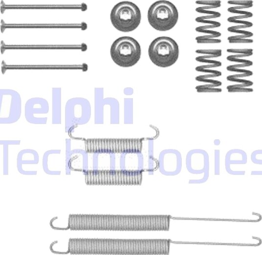 Tilbehørsett bremsesko DELPHI LY1392 Tilbehørsett bremsesko DELPHI LY1392