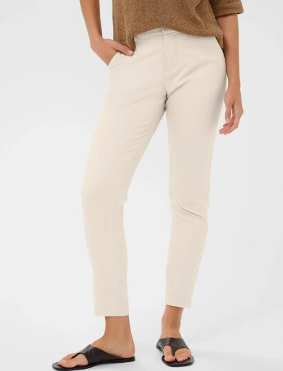 Kaffe Kalea Chino Pant Cream 40 Kaffe Kalea Chino Pant Cream 40