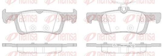 Bremseklosser REMSA 1563.00