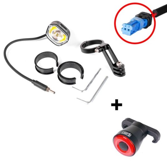 Elsykkellykt Light5 EB1000   1000 lm / Bosch Frontlykt + Light5 Blip baklykt