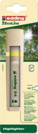 Edding Ecoline 24 Markeringspenn Gul Vannbasert Blekk 2-5 Mm
