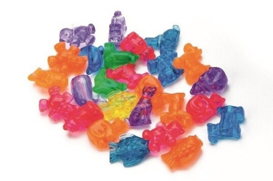 Pearl`n fun Plastpärlor djurmix, 1000g Pearl`n fun Plastpärlor djurmix, 1000g