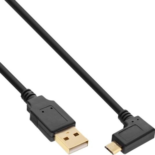 Inline 31710T 1 M Usb A Micro Usb B Usb 2.0 Hankjønn/Hankjønn Svart