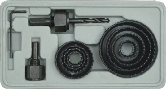 Jobi Hullsagsett 11-delers For Tre Og Lette Byggematerialer (19-64mm)