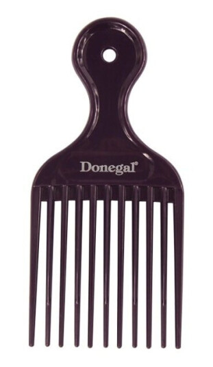 Donegal Hår kam - AFRO, 15,4x7,1 cm