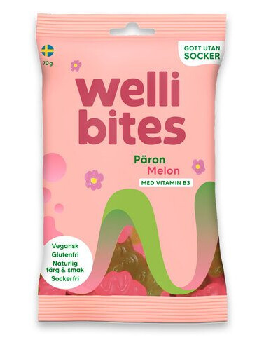 Wellibites Päron & Melon 70g Wellibites Päron & Melon 70g