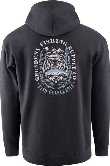 Grundens Bear Essentials Hoodie Black XL
