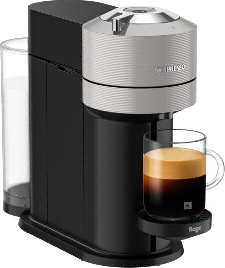Nespresso Vertuo Next kapselmaskin by Sage lys grå Nespresso Vertuo Next kapselmaskin by Sage lys grå