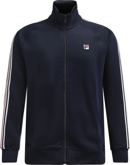 FILA Biella Regular Taped Pique Track Jacket   DARK SAPPHIRE   S