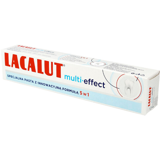 Lacalut Hydroxyapatite Tannkrem Multi Effect 5 in 1 75 ml.