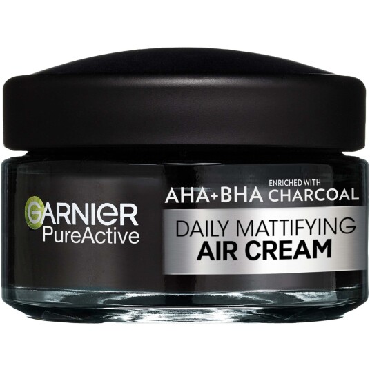 Garnier Pure Active Mattifying Air Cream med Niacinamid og AHA+BHA 50 ml Garnier Pure Active Mattifying Air Cream med Niacinamid og AHA+BHA 50 ml