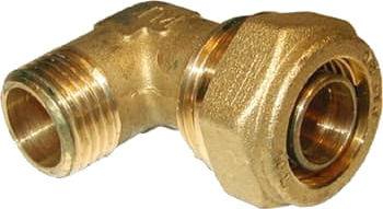 PEX Albue med nippel 15mm x 3/4" PEX Albue med nippel 15mm x 3/4"