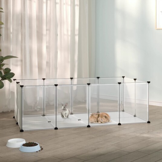 Vidaxl Smådyrbur Gjennomsiktig 144X74X46.5 cm Pp Og Stål Vidaxl Smådyrbur Gjennomsiktig 144X74X46.5 cm Pp Og Stål