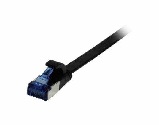 Patchkabel Rj45 Cat6a 500Mhz 05M Svart Uftp Flat Tpesuperflex Awg32 Synergy 21