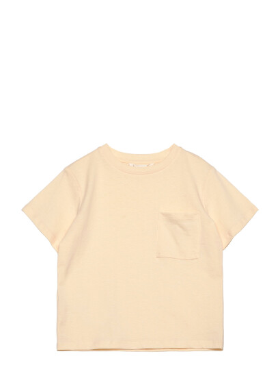 Mango Patch Pocket T-Shirt Yellow 140