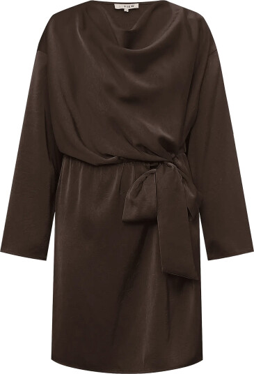 A View Sinda Drape Dress Brown 38