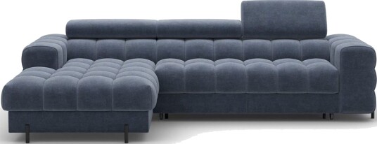 Hjørnesofa Eltap Felro 285x181x93 cm Aura 40 Blå Venstre