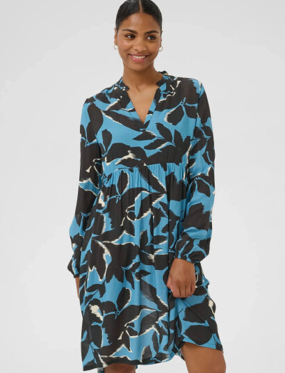 Kaffe Kalisette Amber Dress - Blue - 40 Kaffe Kalisette Amber Dress - Blue - 40