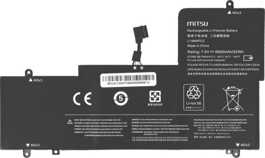 Mitsu Batteri til Lenovo Yoga 710-14IKB 6800mAh 7.6V