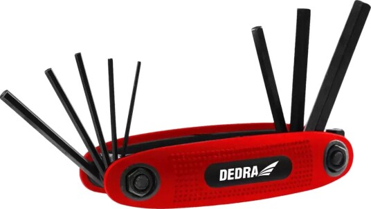 Dedra Unbrakonøkkelsett 06F240 Med Kulehode 1,5-8 mm (8 Deler)