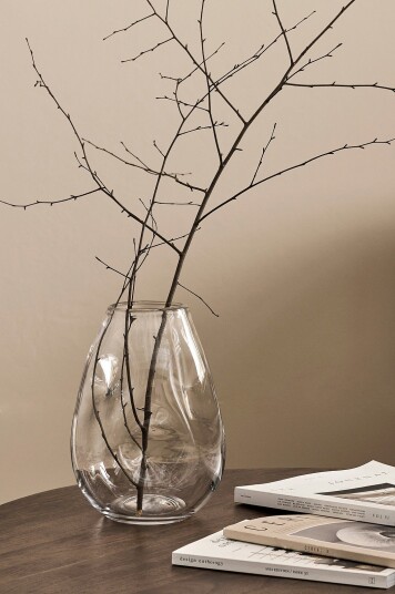 Ellos Home Vase Buckly høyde 26 cm Transparent Ellos Home Vase Buckly høyde 26 cm Transparent