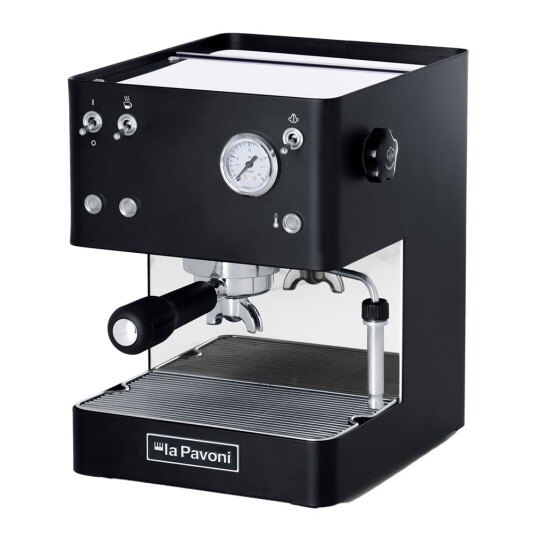La Pavoni Casabar Nera manuell espressomaskin matt svart