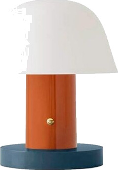 &Tradition Setago JH27 Bordlampe Brun & Blå &Tradition Setago JH27 Bordlampe Brun & Blå