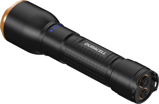 Duracell DF2500R Oppladbar Lommelykt - 2500 lumen - Svart