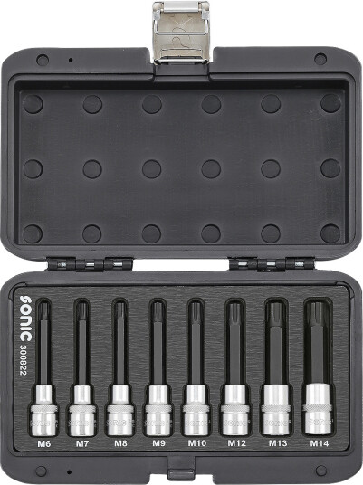 Bitspipesett 1/2 Ribe Lang - 8 deler Sonic BMCS