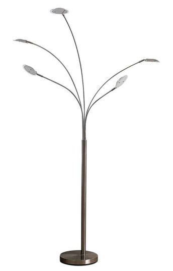 Lindby Anea 5 Gulvlampe Nickel/White