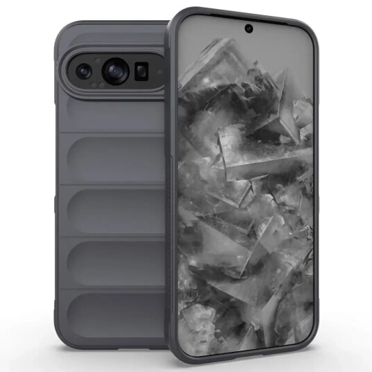 EIDERWOOD Google Pixel 9 Pro Fleksibelt Plastdeksel - Grå