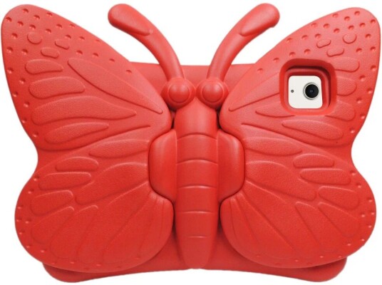 EIDERWOOD iPad Air 11" 2024 - Butterfly Super 360 Degree Position Deksel - Rød EIDERWOOD iPad Air 11" 2024 - Butterfly Super 360 Degree Position Deksel - Rød
