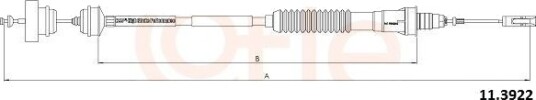 COFLE 11.3922 Clutchkabel