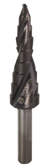 Bosch Trinnbor HSS-AlTiN 4 - 12 mm, 6,0 mm, 66,5 mm Bosch Trinnbor HSS-AlTiN 4 - 12 mm, 6,0 mm, 66,5 mm