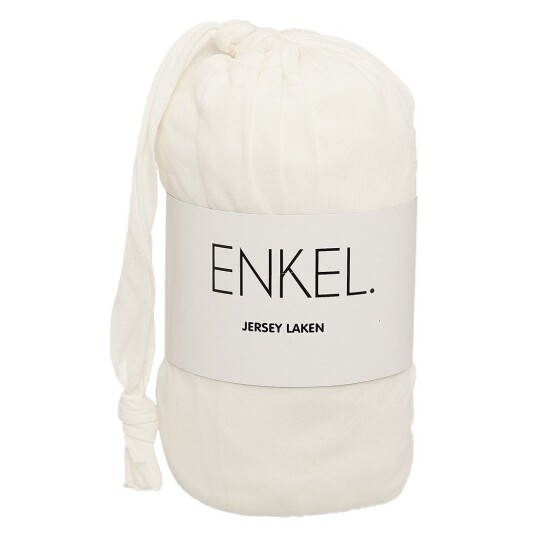 Enkel Jerseylaken 160x200 cm Offwhite