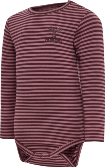 Hummel Mulle Body L/S Windsor Wine (68 / 6 mnd)