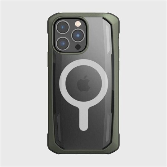 Raptic X-Doria Secure Case Etui Iphone 14 Pro Z Magsafe Pancerny Pokrowiec Zielony