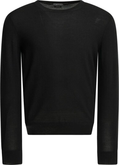 Tom Ford, Herre, Strikkevarer, Svart, XL,