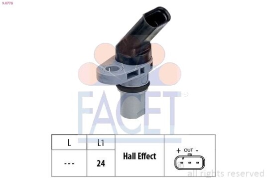 FACET 9.0778 Sensor, turtall FACET 9.0778 Sensor, turtall