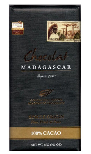 Kaffebox Chocolat Madagascar Fine Dark Chocolate 100% Kaffebox Chocolat Madagascar Fine Dark Chocolate 100%