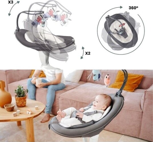 Babymoov Swoon Motion Zinc Grey One Size