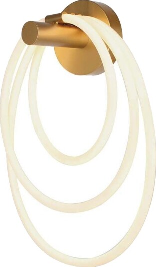 V Tac 37W Designer LED vegglampe Gull Ø35cm 3940lm 3000K IP20 Kulør : Varm V Tac 37W Designer LED vegglampe Gull Ø35cm 3940lm 3000K IP20 Kulør : Varm