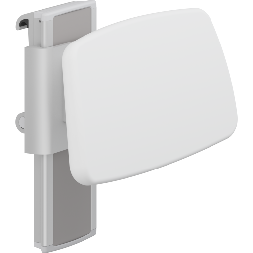 Pressalit Care Plus ryggstøtte justerbar 38,5x20,9 cm hvit