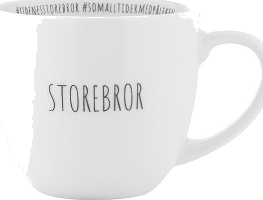 Porsgrunds Porselænsfabrik Hashtag Storebror Krus 38cl Porsgrunds Porselænsfabrik Hashtag Storebror Krus 38cl