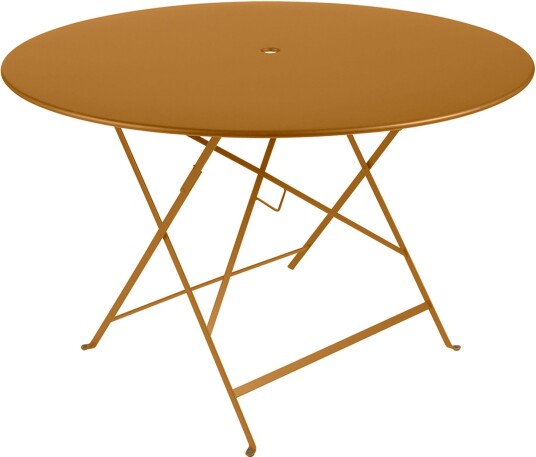 Fermob   Bistro Table Ø 117 Cm Gingerbread   Utendørs Spisebord   Brun   Metall