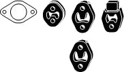 Monteringssett, eksosanlegg HJS 82 35 8195