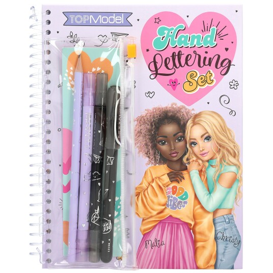 TOPModel Colouring Book Set Handlettering 0412158