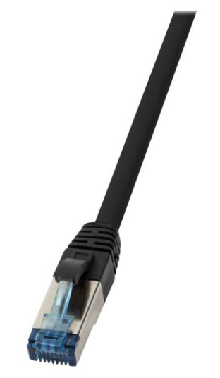 Logilink Koblingskabel Rj-45 Hann Til Rj-45 Hann 40 M Sftp Cat 6A Utendørs Halogenfri Uten Hindringer Svart
