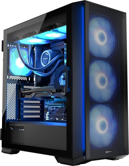 Modecom Horizon ARGB Midi Tower E-ATX ATX mATX Mini-ITX Svart Modecom Horizon ARGB Midi Tower E-ATX ATX mATX Mini-ITX Svart